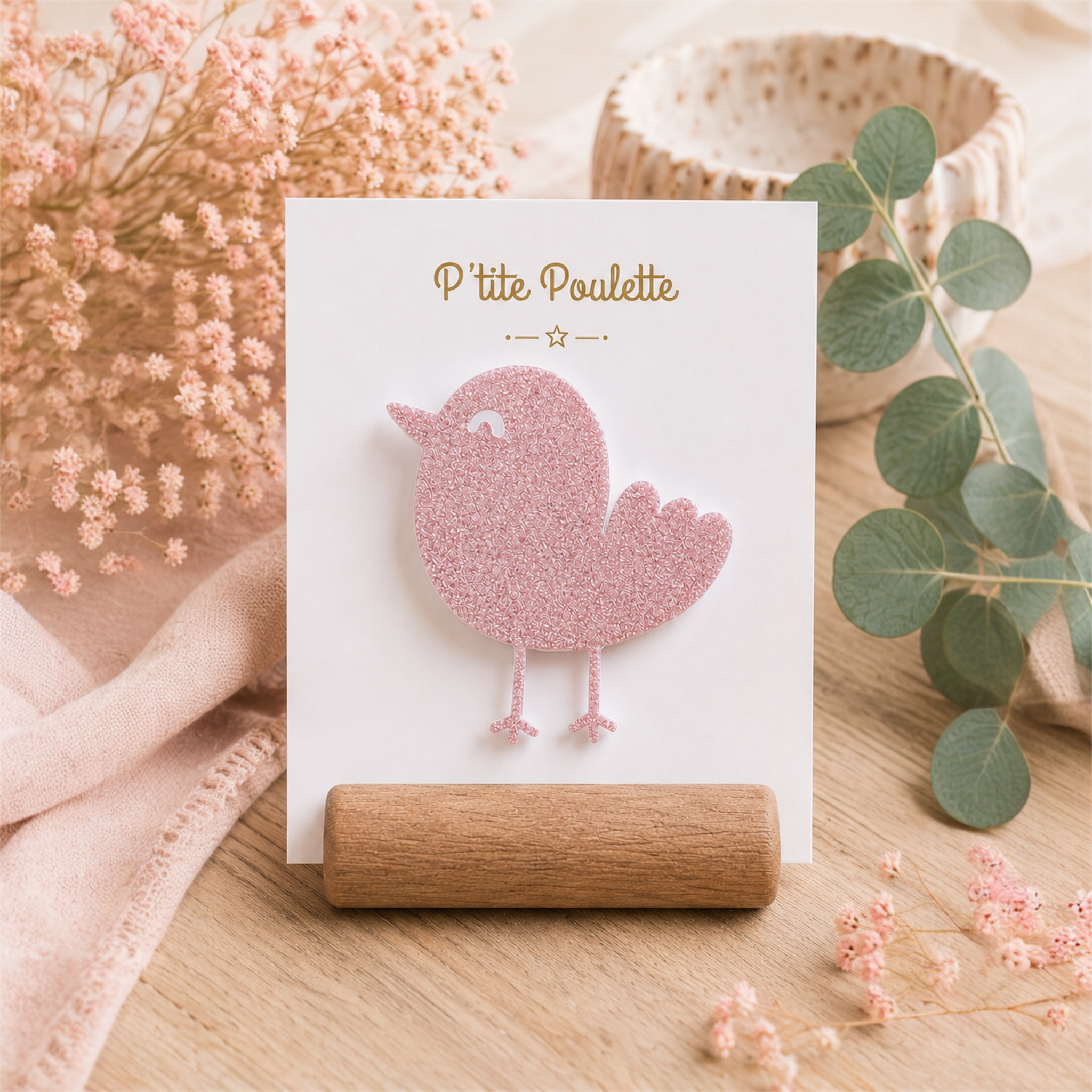 Broche oiseau pailletée – Création artisanale française – Image 2