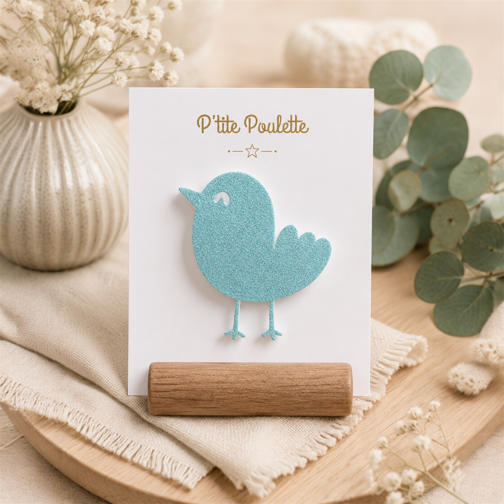 Broche oiseau pailletée – Création artisanale française – Image 4